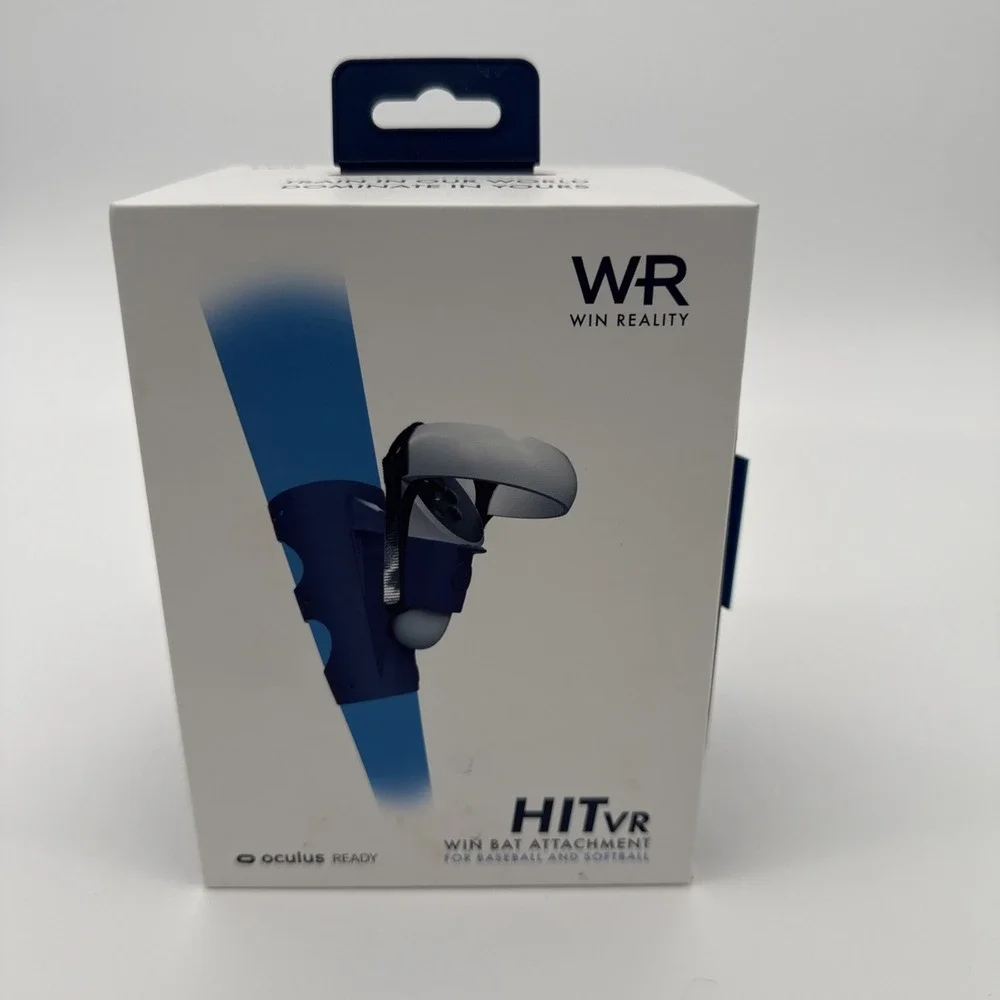 Win Reality Hit VR Baseball Softball Bat Attachment Meta Quest Oculus 2